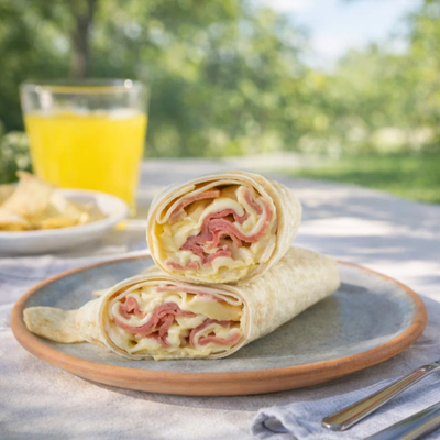 Wrap de Jamón y queso