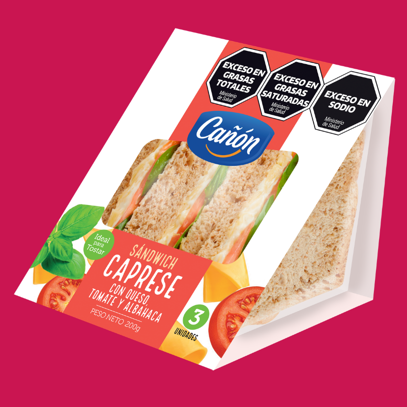 Sándwich Capresse Premium Packaging